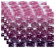 Beach Clouds, Geometric Print Placemat, Set of 4, Purple