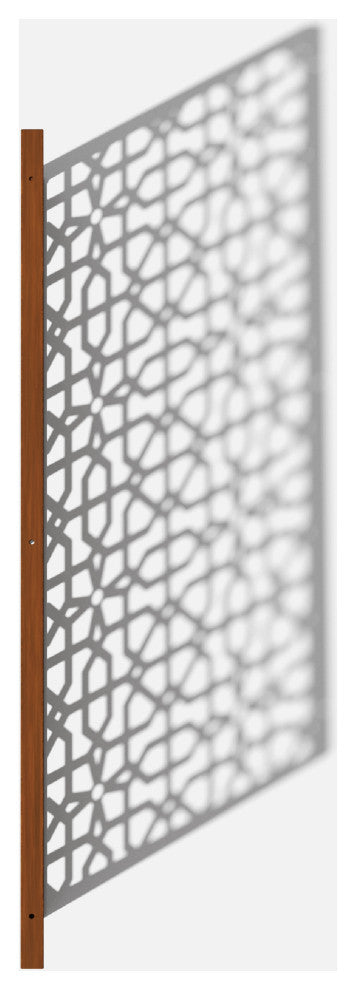 Alta Corten Steel Decorative Screen Panel, Parilla
