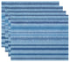 Raya De Agua, Stripe Print Placemat, Set of 4, Light Blue