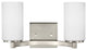 Generation Lighting Lighting 2-Light Wall/Bath, Brushed Nickel