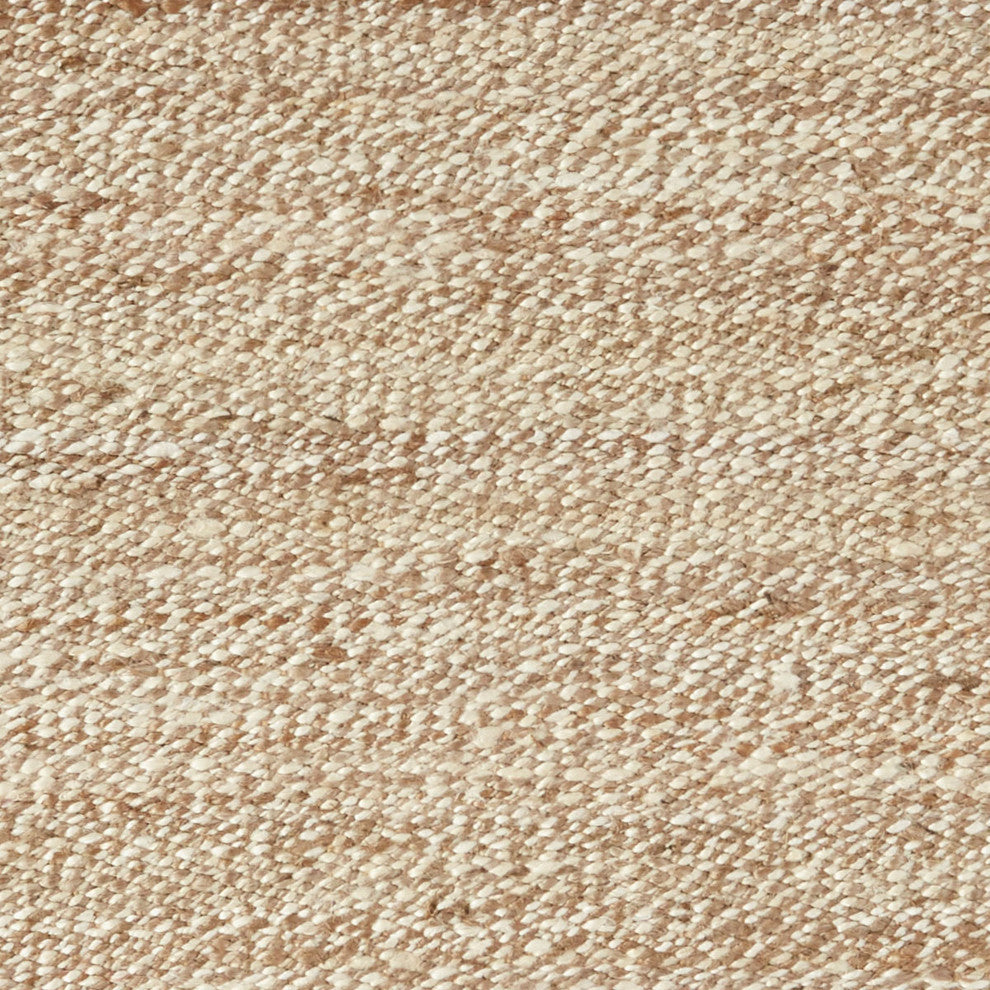 Jaipur Living Mallow Natural Bordered White/Tan Area Rug, 8'x10'
