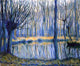 Theodore Earl Butler The Epte, Giverny Premium Canvas Print