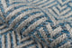 Como COM-3 Indoor Outdoor Rug, Blue, 6'7"x9'6"