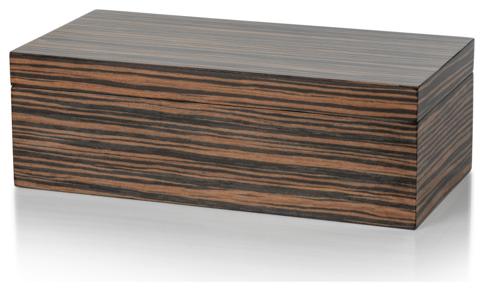 Alpertun Ebony Veneer Decorative Box, Large