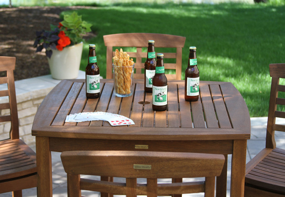 Eucalyptus Bar-Height Square Table
