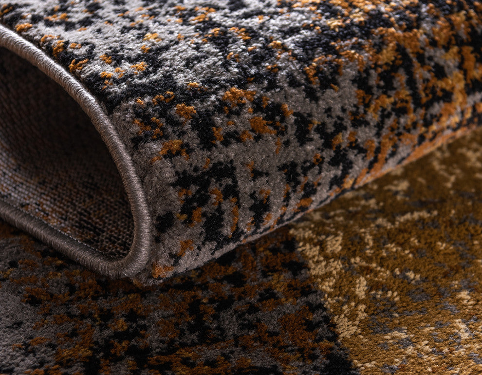 Unique Loom Beige Barista Excelsa 2' 2 x 3' 0 Area Rug