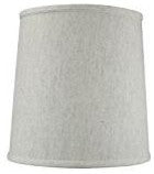 10"x12"x12" Parchment Drum Lampshade, Textured Oatmeal