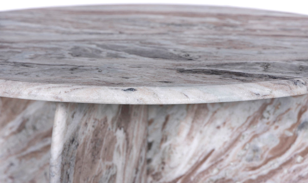 Formentera Marble Coffee Table, Brown, Coffee Table