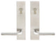 Cologne Lever, Tubular Entry, Double Cylinder, Satin Stainless Steel