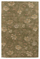 Scotia Traditional Area Rug, Green, 5'x7'6" Rectangle