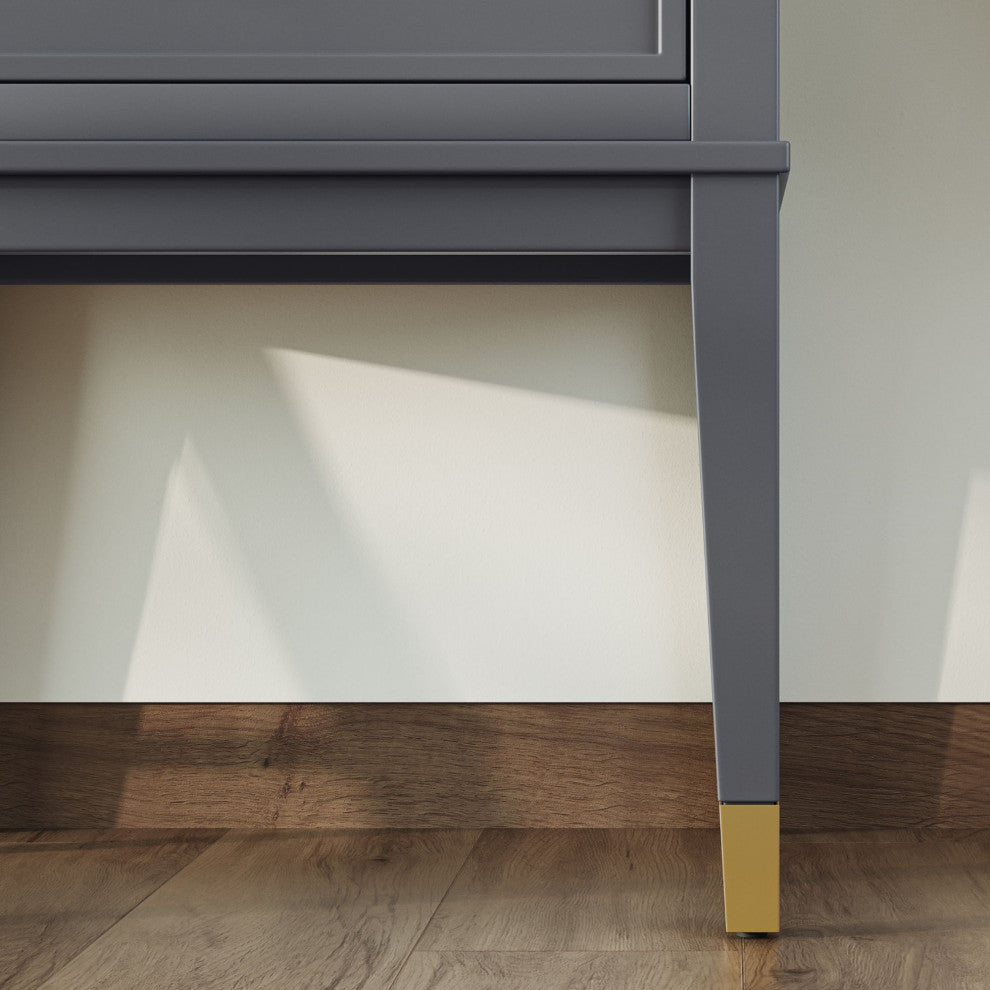 The Sintra Bathroom Vanity, Gray, 24", Single Sink, Freestanding