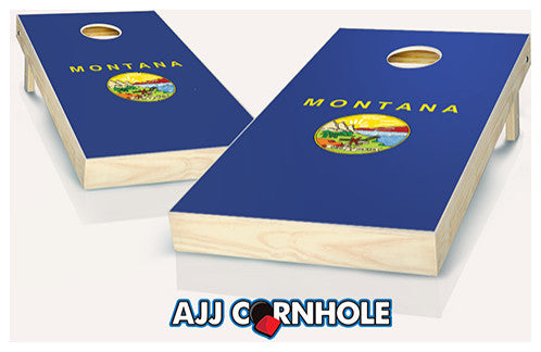 Montana Flag Cornhole Set