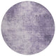 Machine Washable Indoor/Outdoor Chantille ACN1903 Violet 8' x 8' Round Rug