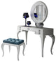 T11 Bedroom Make-up Vanity 55", White, Matte Finish