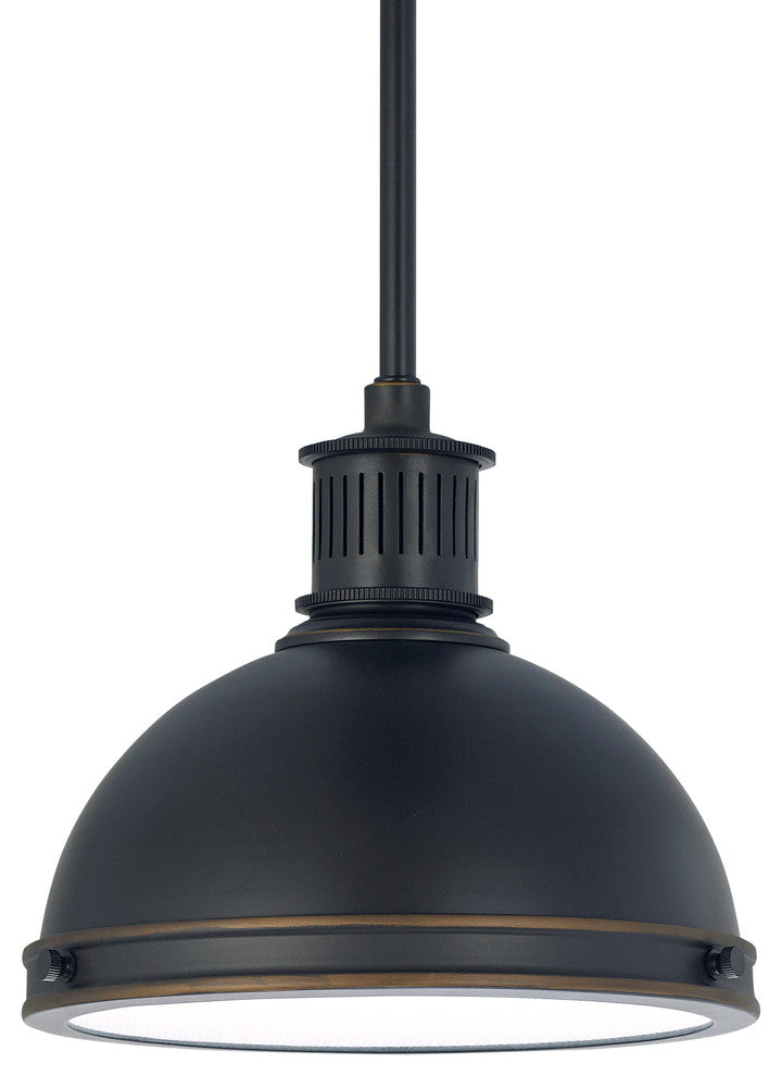 Generation Lighting Lighting 1-Light Pendant, Autumn Bronze, A19/75w