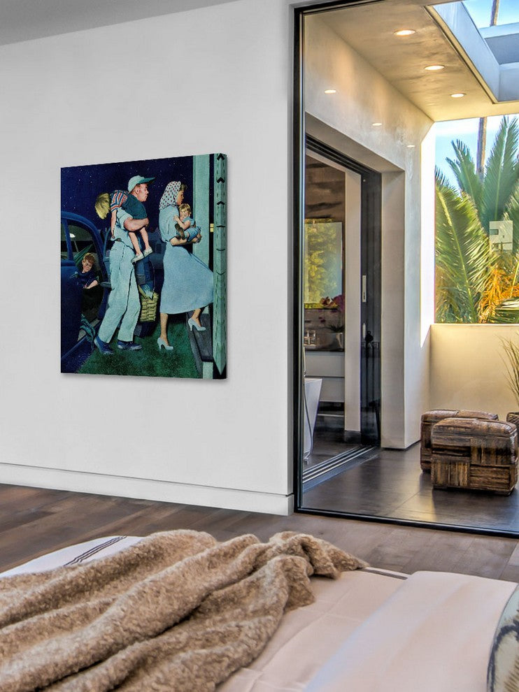"Home at Last" Painting Print on Canvas by George Hughes