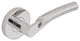 Phoenix Lever, Half Passage, RH, Split Finish Polished/Satin Stainless Steel