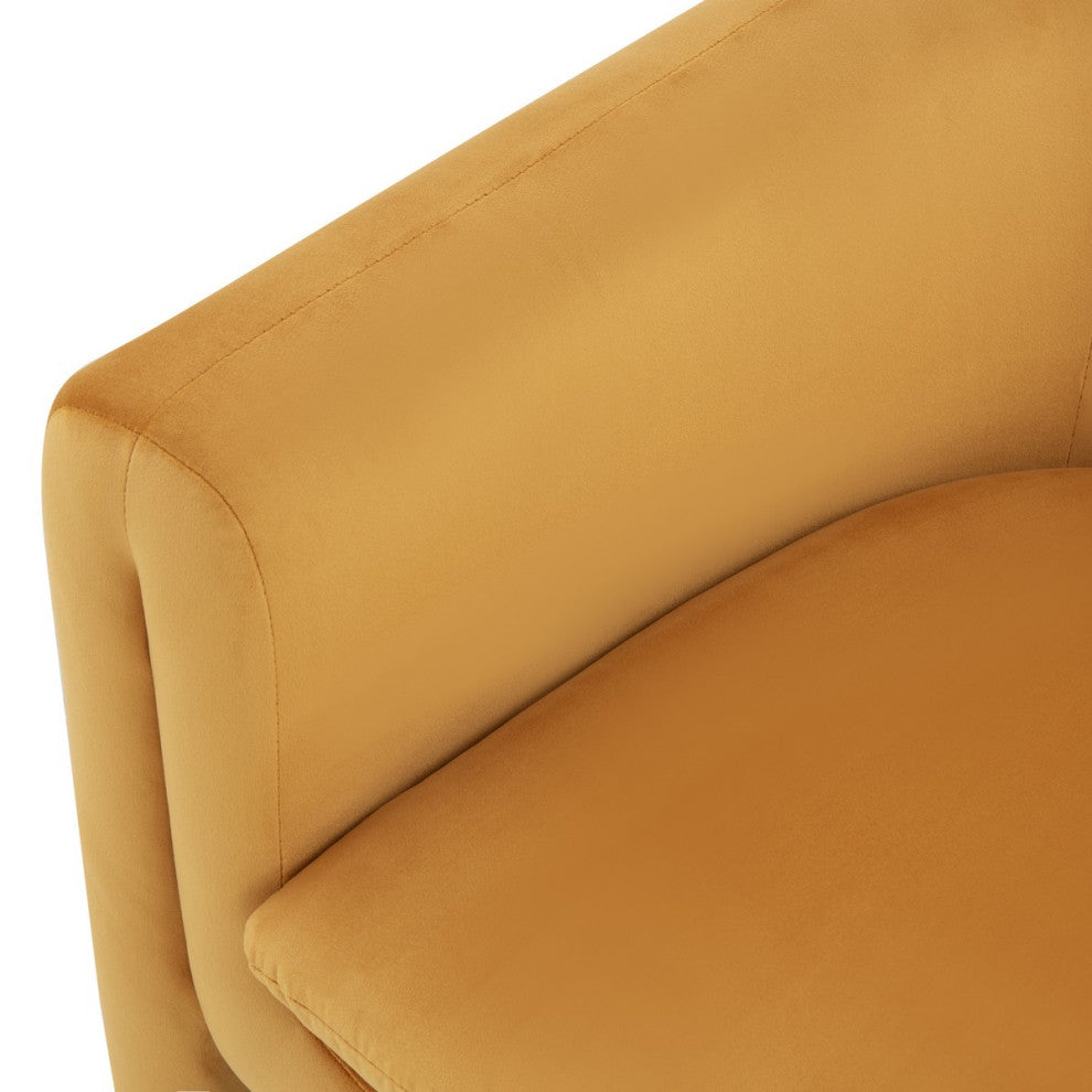 Safavieh Laylette Upholstered Accent Chair, Pumpkin Orange