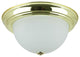 Sunlite Dbs13 218 Decorative Polish Brass Dome Ceiling Light Fixure