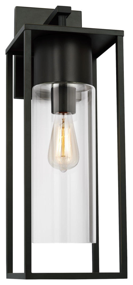 Vado Extra Large One Light Outdoor Wall Lantern, Antique Bronze