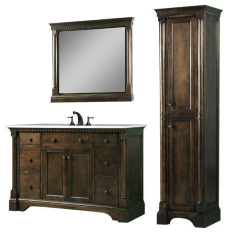Legion Furniture Sink Vanity, Antique Coffee, 36"