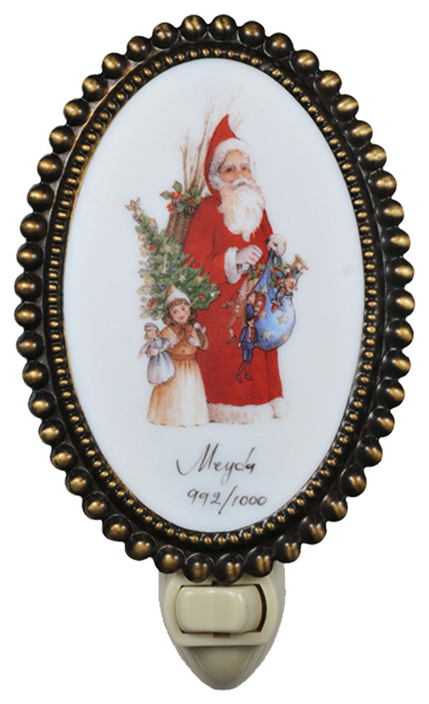 3.5W Christmas For the Love of Santa Fused Oval Night Light