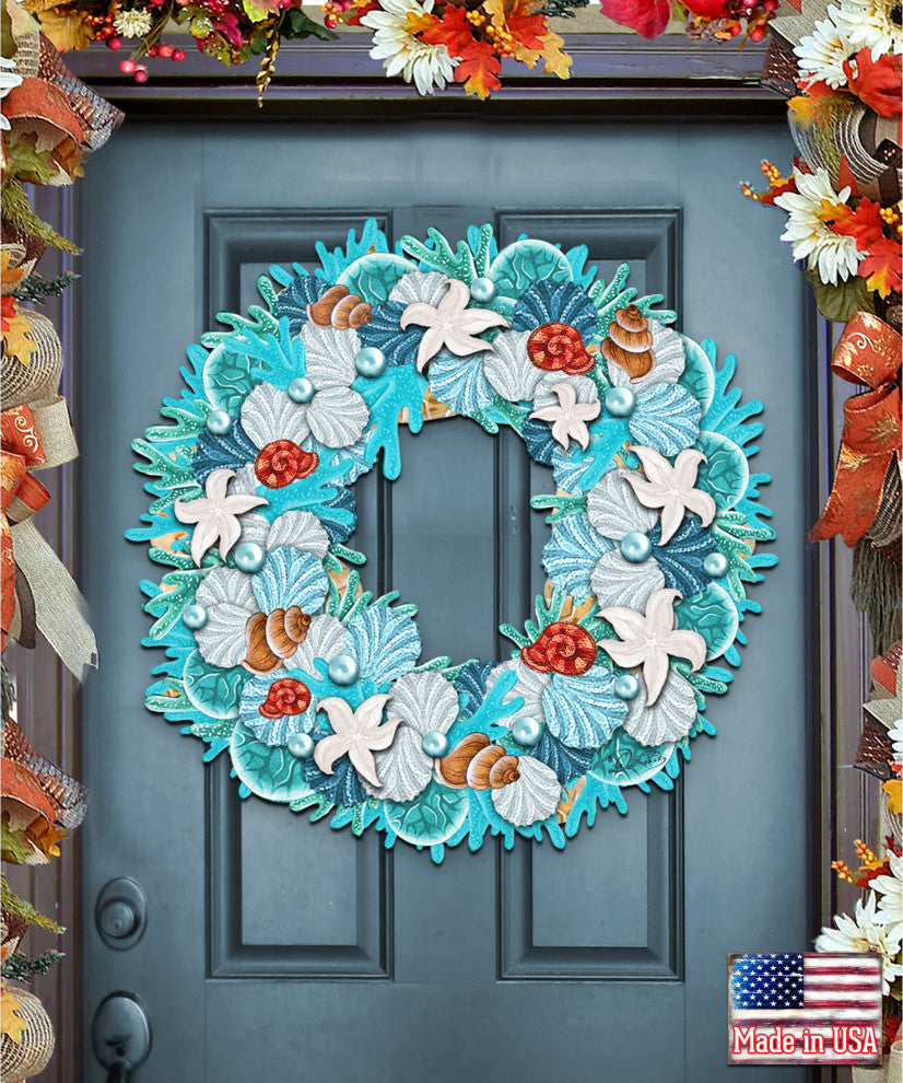 Coastal Wreath Door Hanger