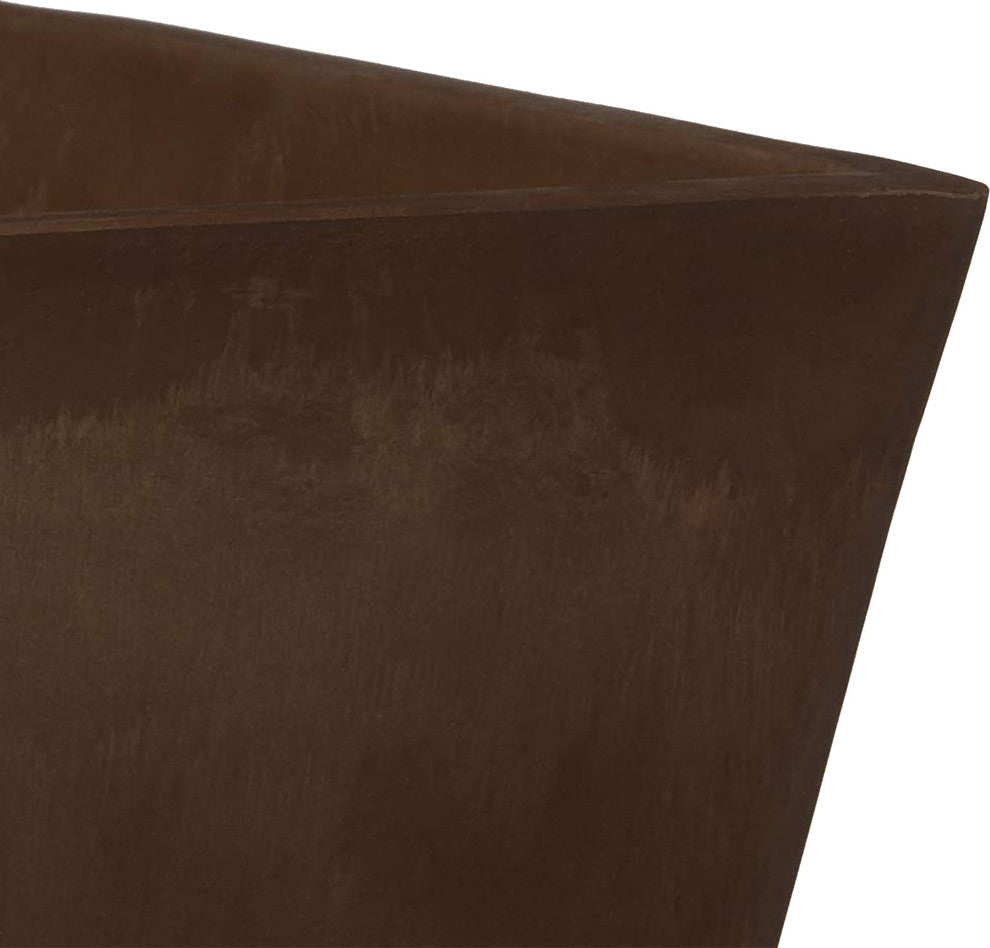 Simplicity Square Planter, Chocolate
