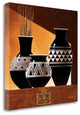 "Patterns In Ebony II" By Keith Mallett, Giclee Print on Gallery Wrap Canvas