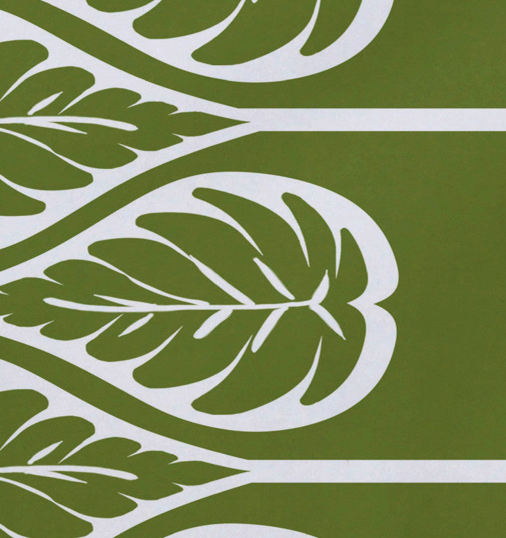 18"x14" Fern 2, Floral Print Placemat, Green, Set of 4