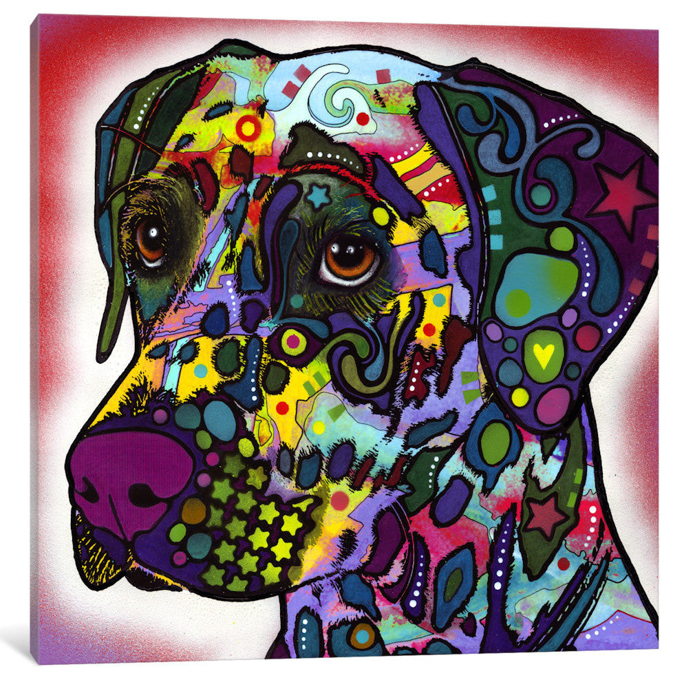 "Dalmatian" Wrapped Canvas Art Print, 18x18x1.5