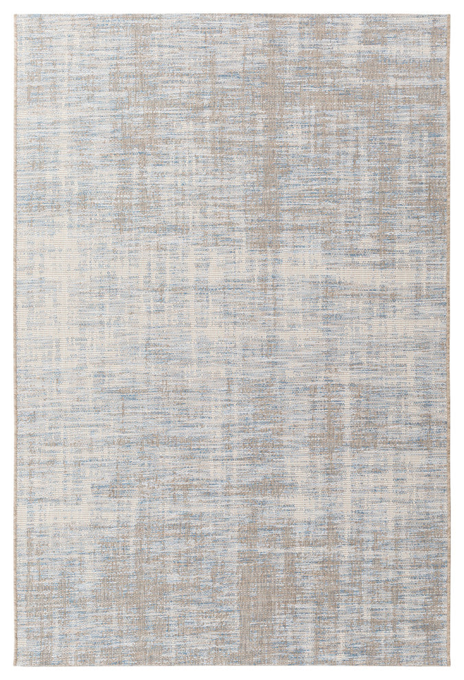 Santa Cruz Modern Sky Blue, Pale Blue Area Rug, 5'3"x7'7"