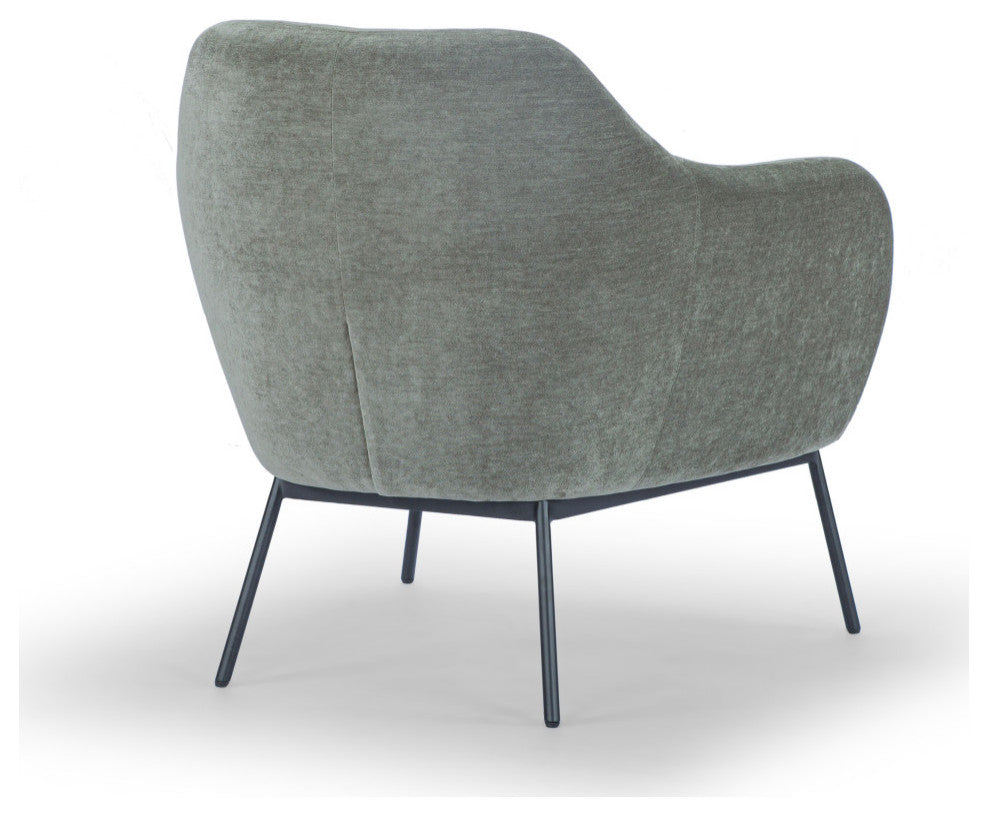 Metro, Zurich Accent Chair, Forest Green