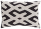Surya Nairobi Black Pillow Shell With Polyester Insert 13"H X 19"W