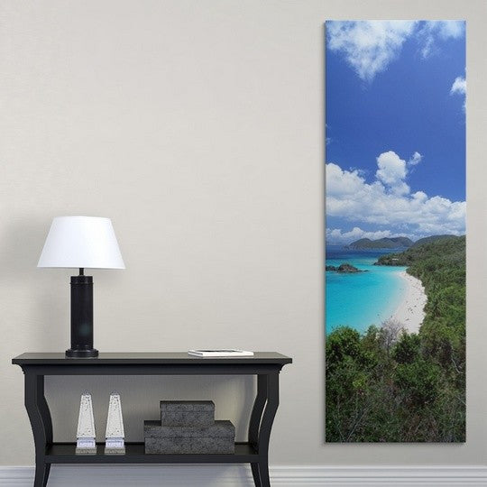 "Trunk Bay St John US Virgin Islands " Canvas Art, 20"x60"x1.25"