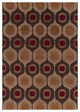Surya Forum FM-7170 Modern Area Rug, Dark Brown, 10' x 14' Rectangle