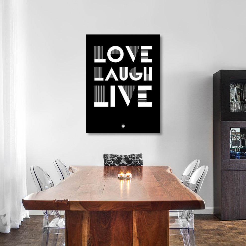 "Love Laugh Live Poster 2" Fine Art Print