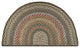 Fir/Ivory Large Rug Slice, 24"x39"