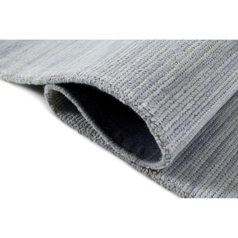 Eva Solid Area Rug, Gray, 3'x5'