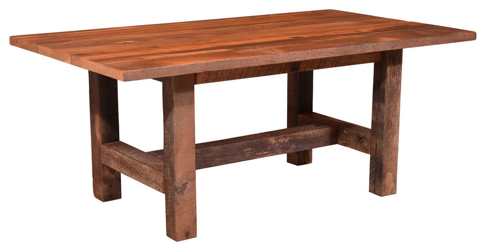 Acadia Reclaimed Barnwood Table, 96" Long