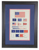 Matted Us Flag Print