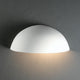 Ambiance Small Quarter Sphere, Outdoor Downlight Sconce, Bisque, E26