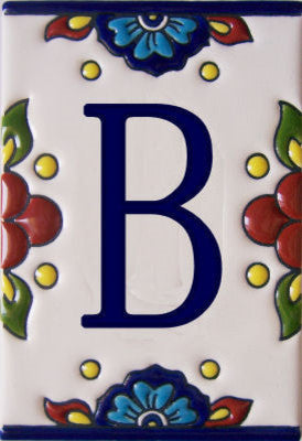 Mission Tile Letter B