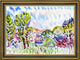 Charles Demuth Trees #5 - 16" x 24" Framed Premium Canvas Print