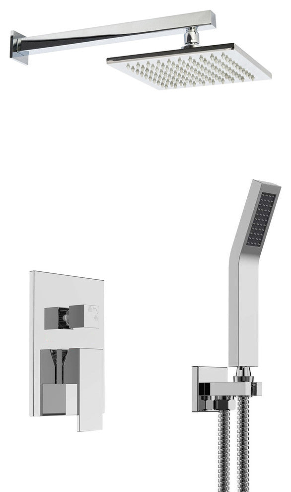 Fontana Monro LED Shower Set, LED Shower Head, Multilevel Mixer