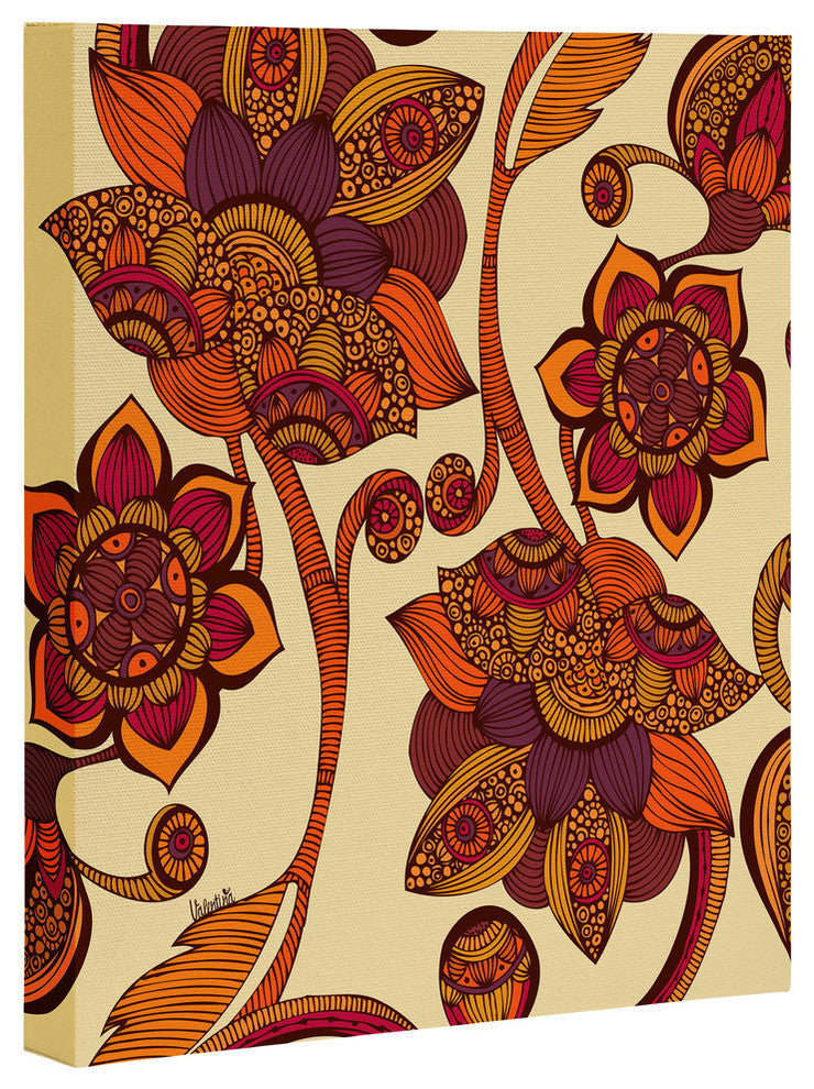 Deny Designs Valentina Ramos Boho Flowers Art Canvas