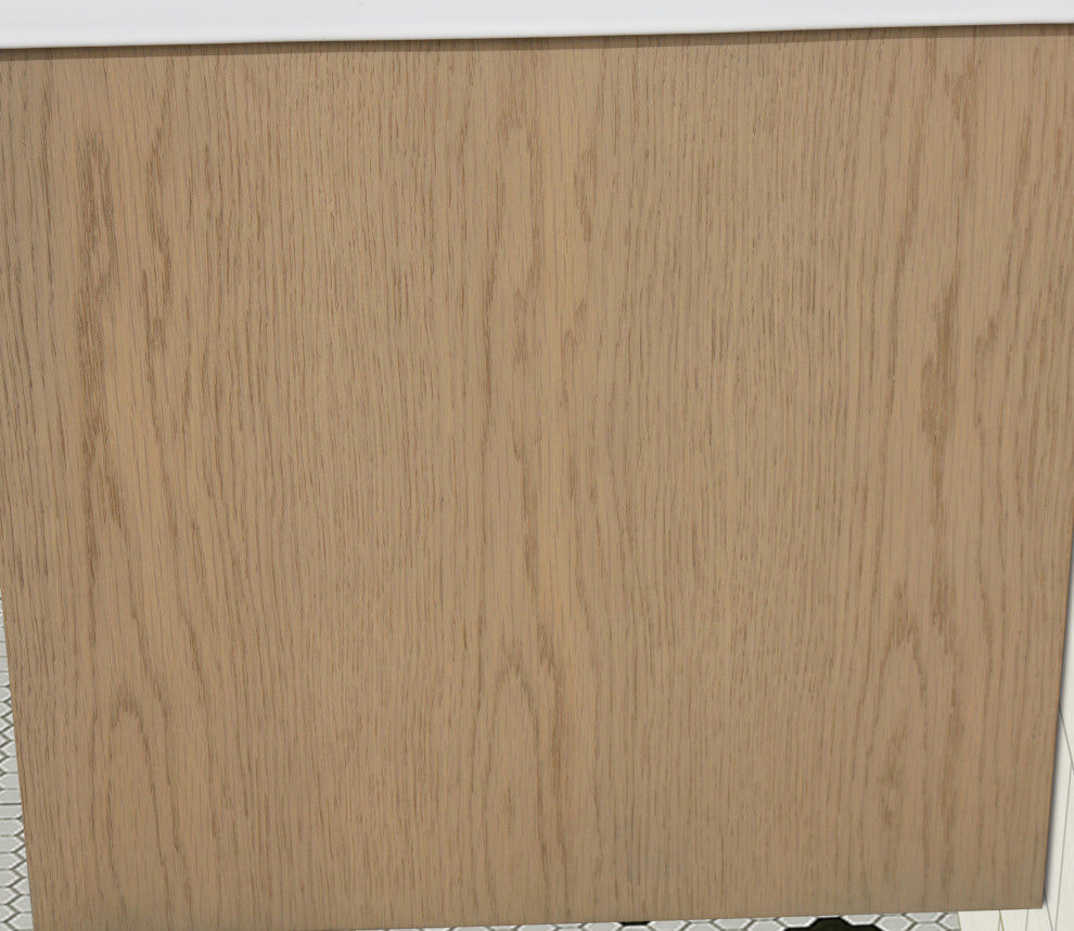 Ari Kitchen and Bath San Diego Bath Vanity, Oak, 24", Floating