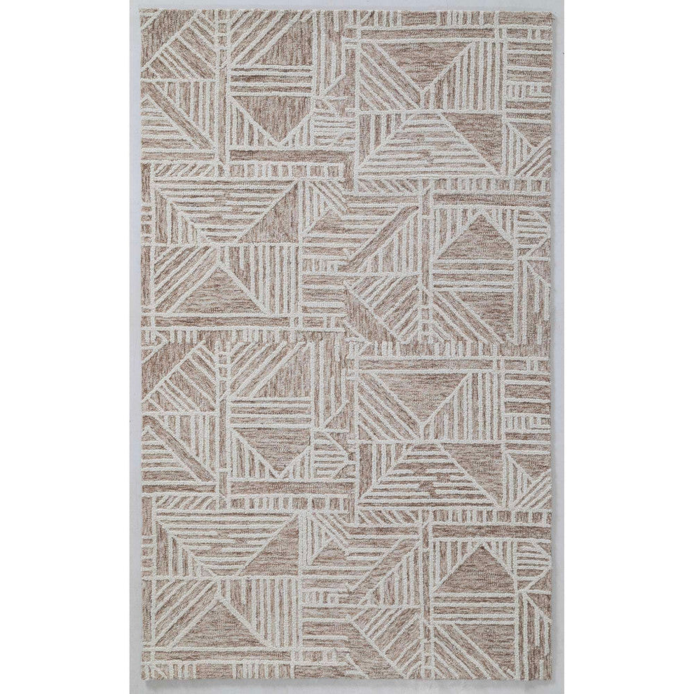 Malia Enigma Area Rug, Beige, 7'6"x9'6"