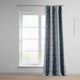 Flambe Blue Blackout Room Darkening Curtain, Set of 2, 50"x120"