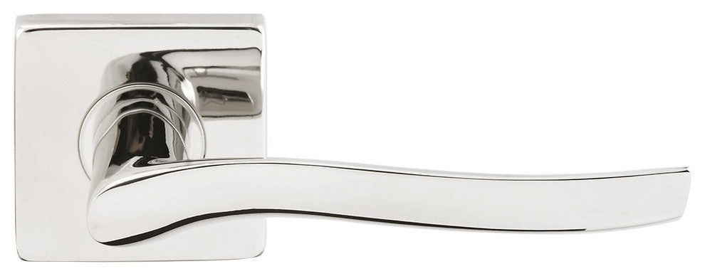 Waterfall Lever, Half Passage, LH, Polished Stainless Steel, 2-3/8" Backset